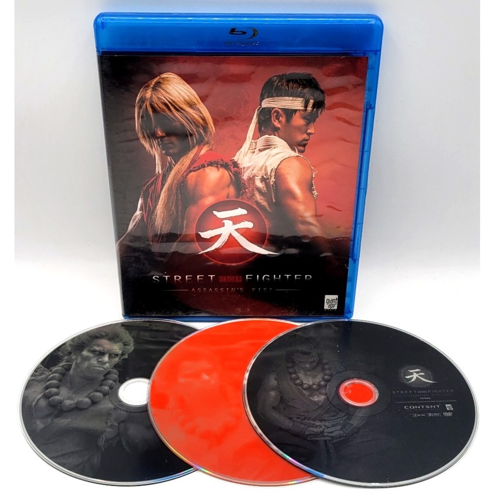 Street Fighter Assassin's Fist Blu-ray DVD 2014 OOP
